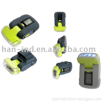 Pedometer with LED Torch